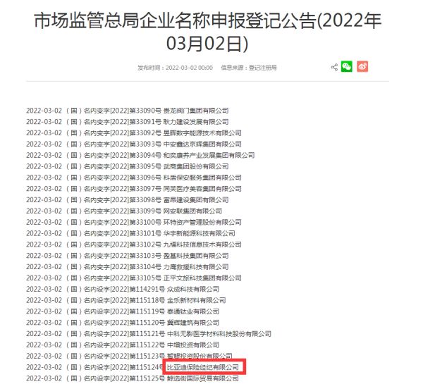 比亚迪要卖保险 为何车企偏爱卖保险？