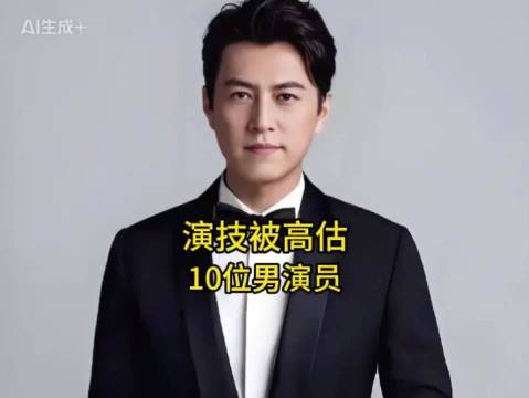 演艺圈演技被高估的10位男演员，你喜欢哪位呢？