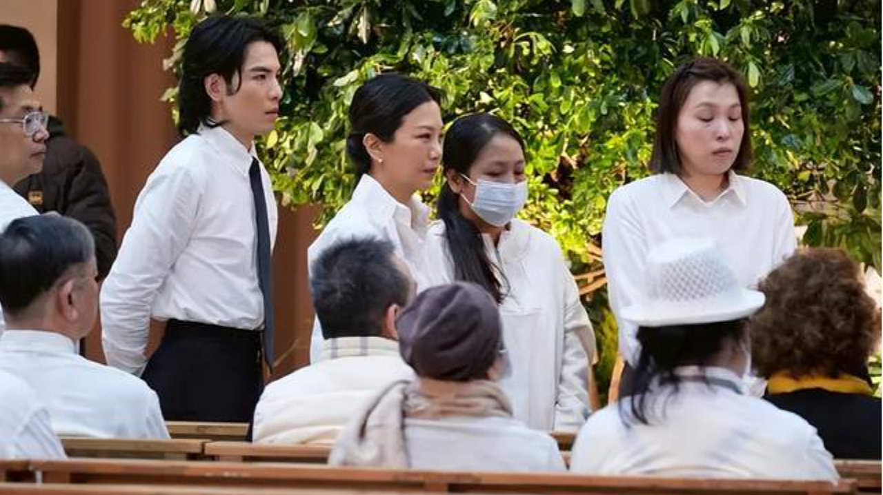 众星送别萧敬腾岳父林光宁，林有慧悲痛落泪