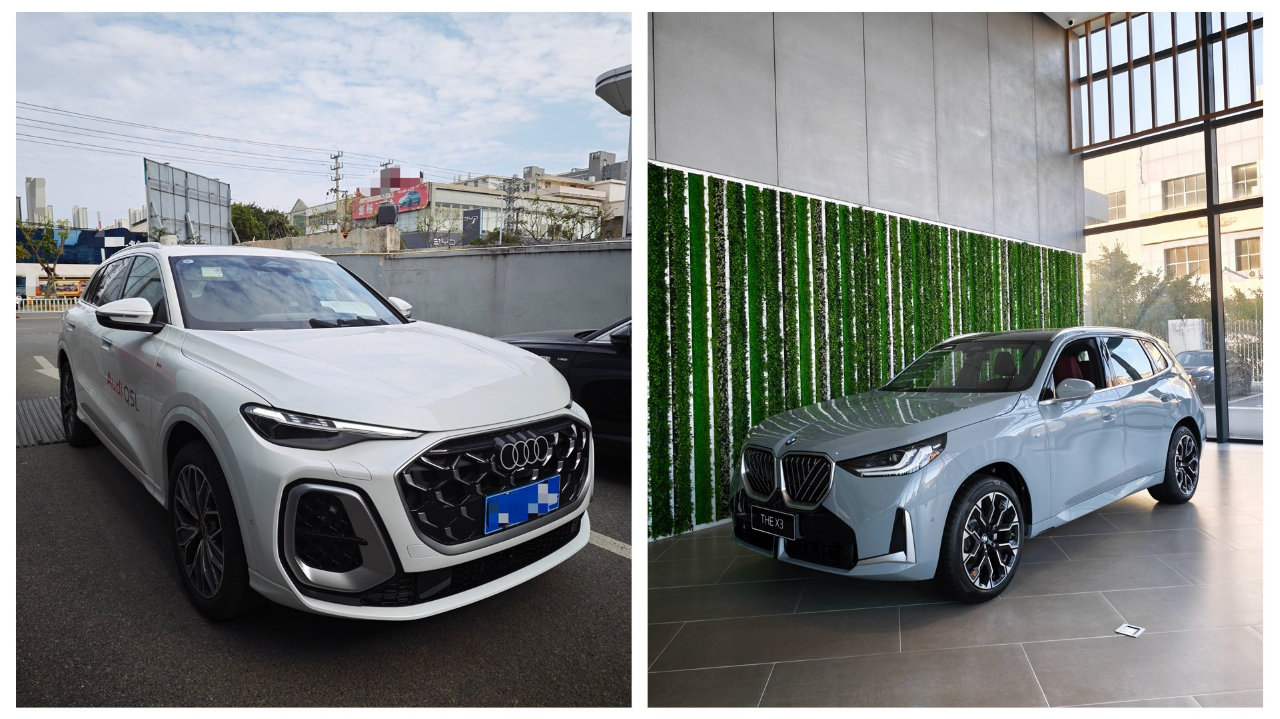 全新奥迪Q5L/宝马X3对比：舒适性奥迪占优，驾驶性宝马扳回一城