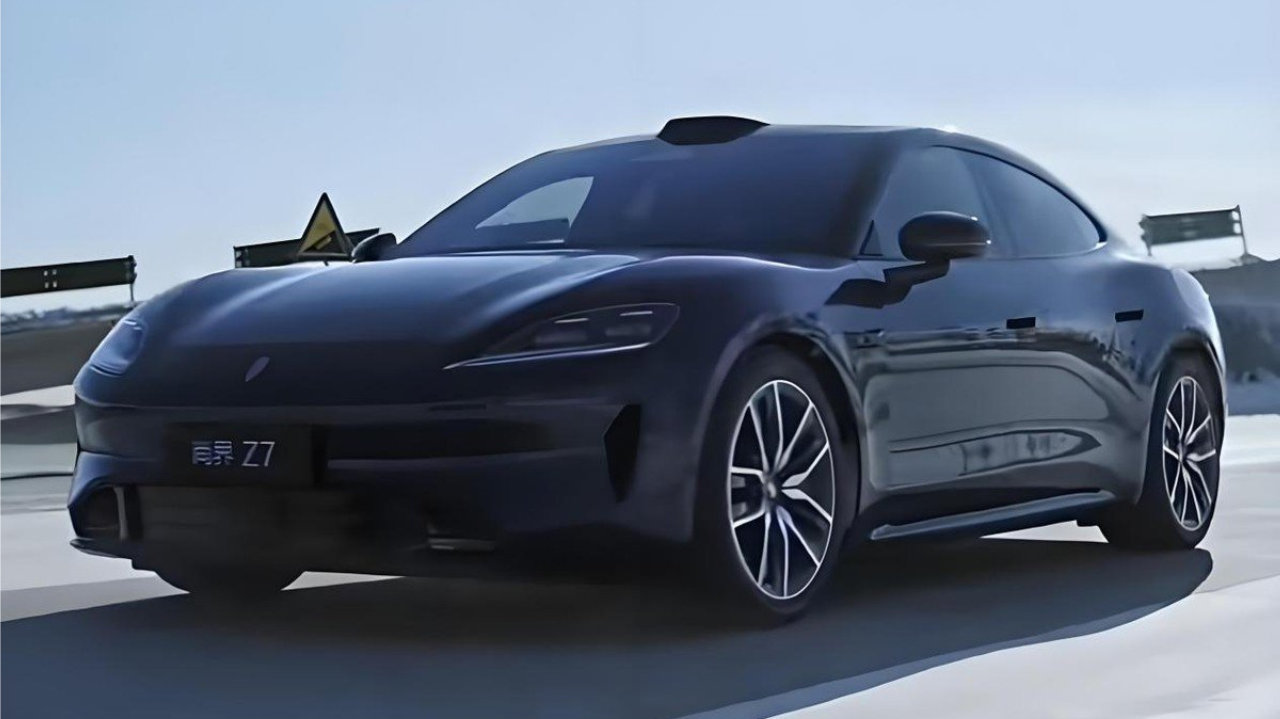 尚界Z7实车来了！外形不输保时捷Taycan，或售价25-35万元