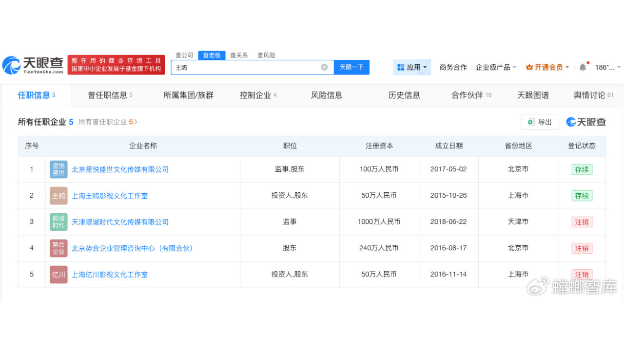 何九华王鸥无商业关联
