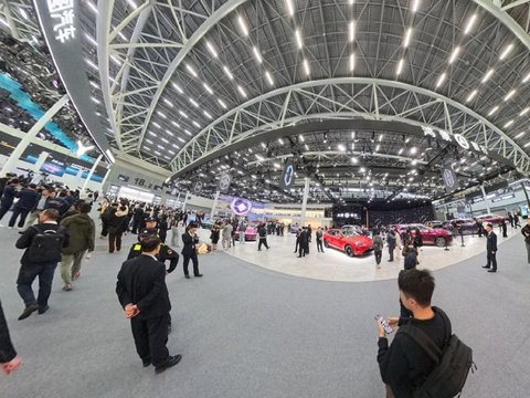 组图：第二十三届广州国际汽车展览会举办 首发新车集中展出