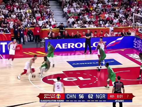 姚明场边落泪，易建联孤军奋战2019中国男篮对阵尼日利亚