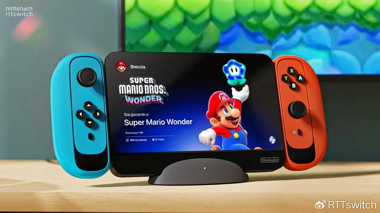 摸到真机了！爆switch2尺寸更大手柄采用磁吸拆卸、2025年初发售主机switch_新浪新闻