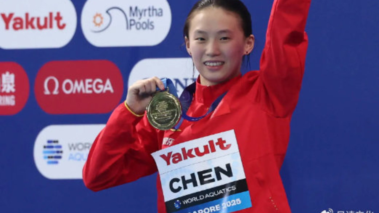 陈芋汐采访称，曾觉得十米台遥不可及