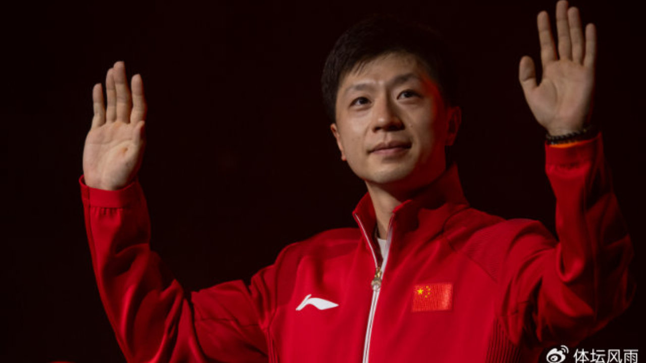 传奇登场排面拉满！马龙亮相伦敦世乒赛男团半决赛