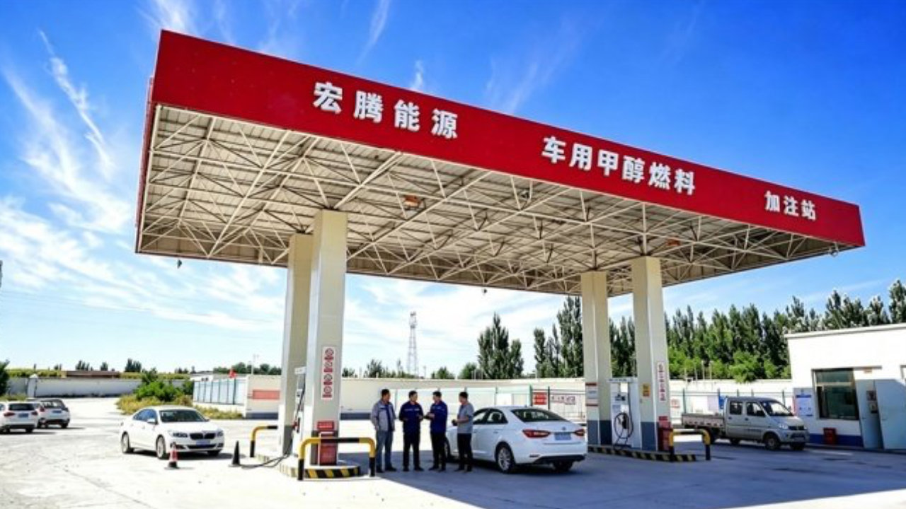 宏腾能源车用甲醇燃料，一款给点燃式发动机适量添加的液体燃料