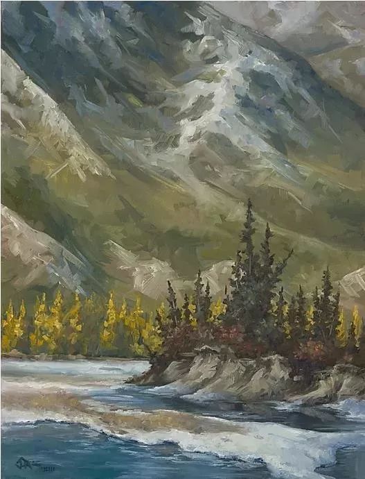 唯美壮丽的印象派油画风景，美极了