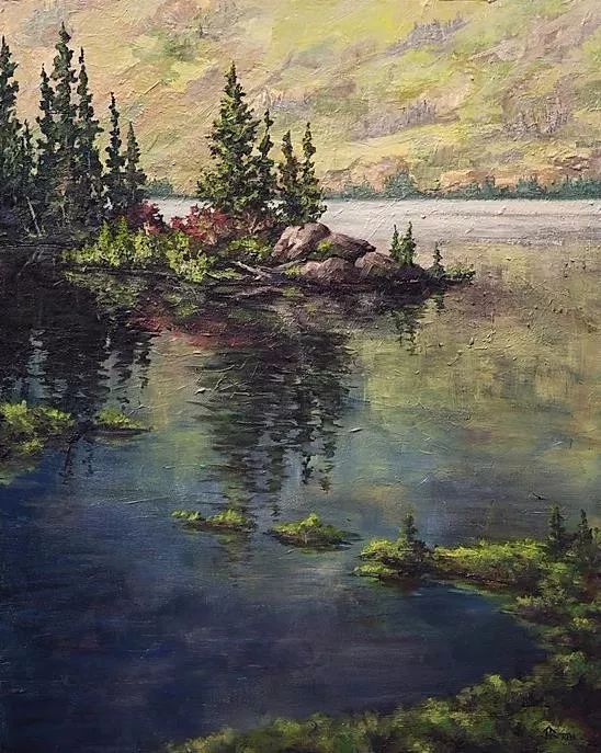 唯美壮丽的印象派油画风景，美极了