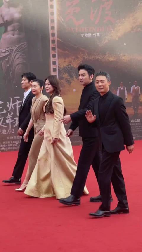 《第二十条》剧组亮相华表奖颁奖礼红毯