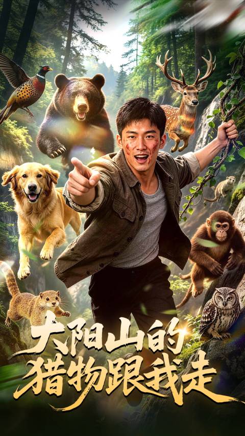 短剧·大阳山的猎物跟我走-第26集-小河村青年陆栓为迎娶心上人杏儿，应下考验，意外觉醒与山林动物沟通的能力。面对刘家的刁