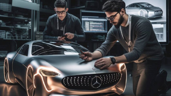 奔驰采用 AR 和 VR 技术生产和销售汽车