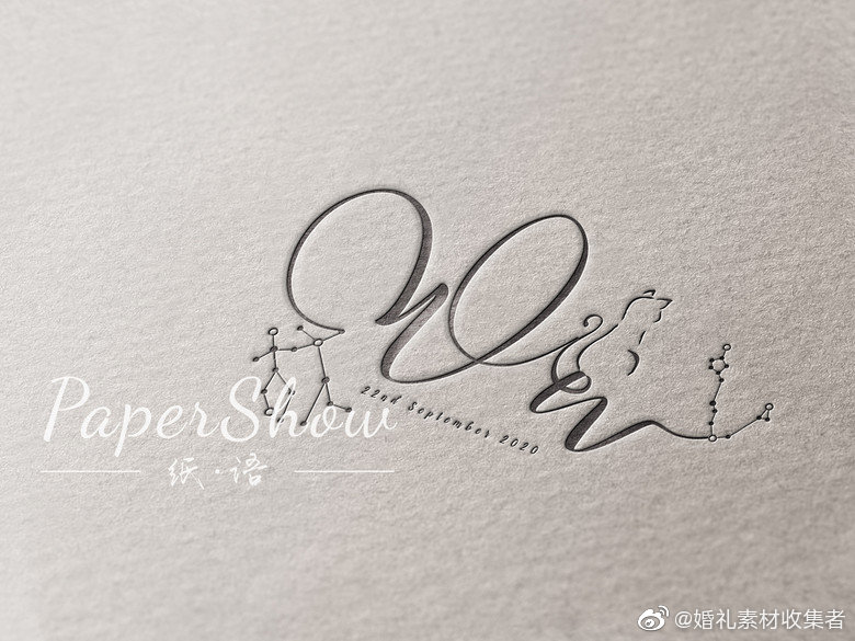 05 14:11:46            婚礼素材收集者 1 / 9 简洁的单色婚礼logo几