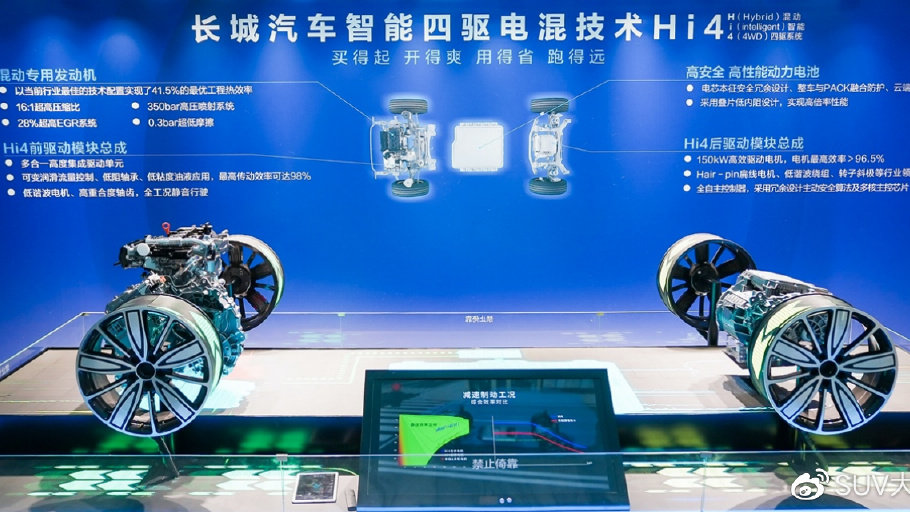 全球首创！两驱价格买四驱 长城汽车全新智能四驱电混技术Hi4正式发布