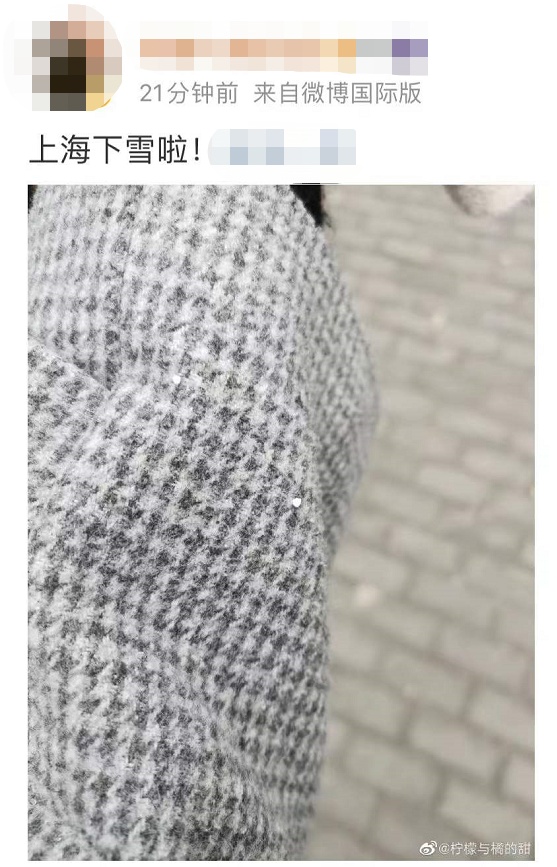 上海下雪啦!你看到没?明起三天最低都在0℃以下,郊区休闲区蓝鸢梦想 - Www.slyday.coM 上海下雪啦!你看到没?明起三天最低都在0℃以下,郊区休闲区蓝鸢梦想 - Www.slyday.coM