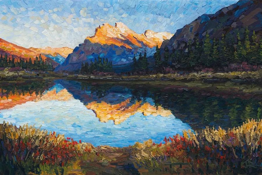 唯美壮丽的印象派油画风景，美极了_国际艺术大观_新浪博客