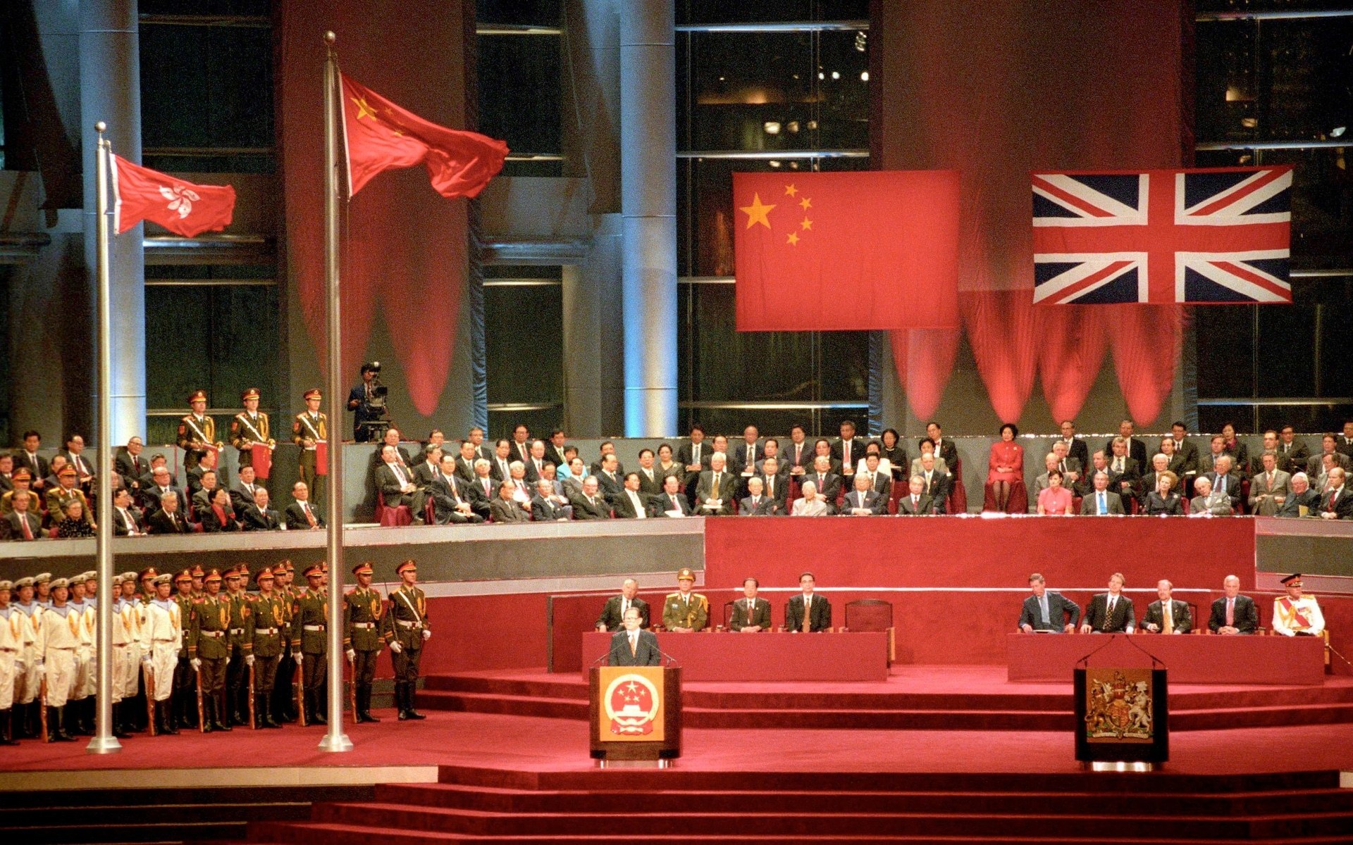 1997年中英香港政权交接仪式