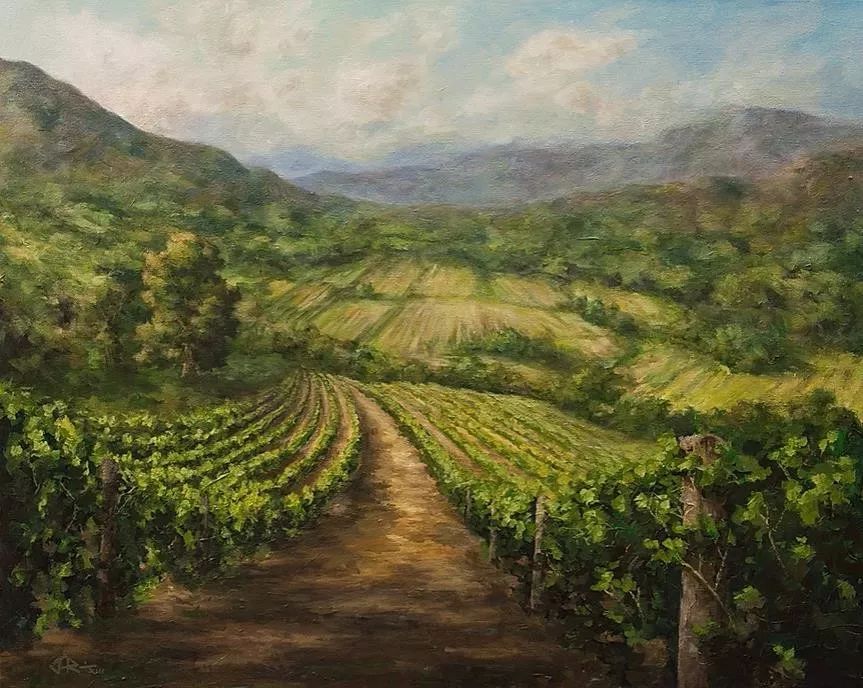 唯美壮丽的印象派油画风景，美极了
