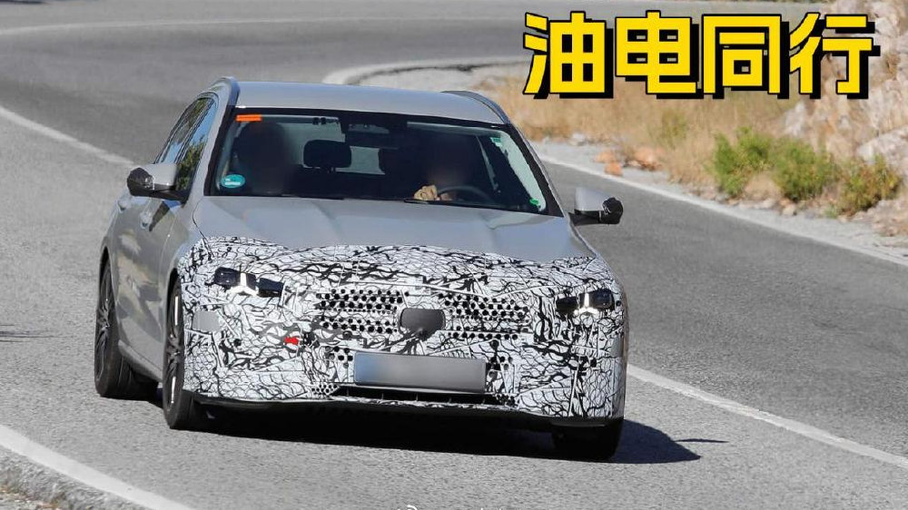 打磨细节/强化科技，奔驰C级小改款谍照详解，电动版即将到来