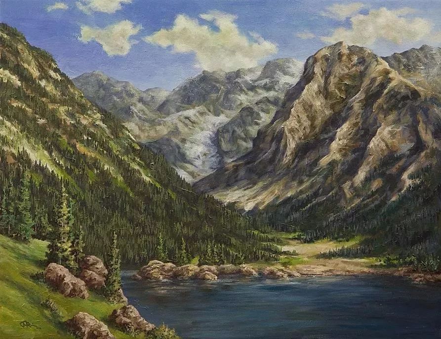 唯美壮丽的印象派油画风景，美极了