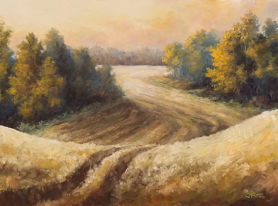 唯美壮丽的印象派油画风景，美极了