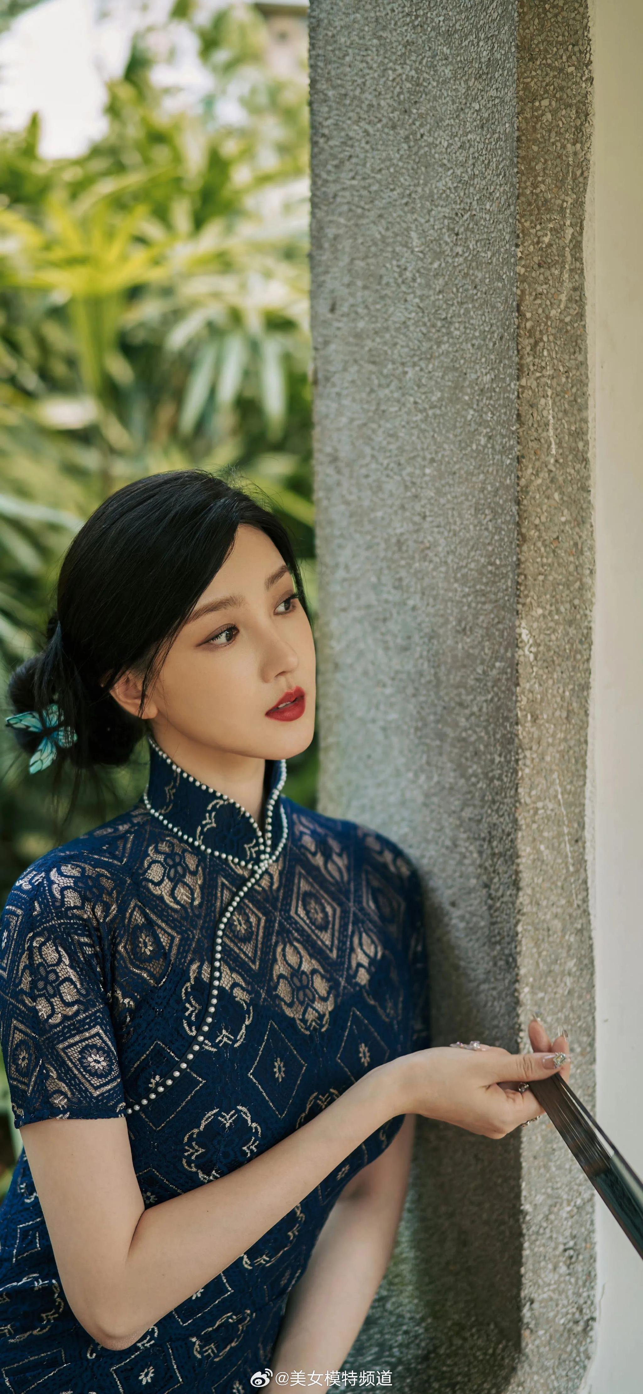 陈小纭春色旗袍