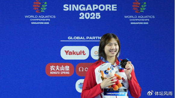 唐钱婷世锦赛100米蛙泳，获得摘铜