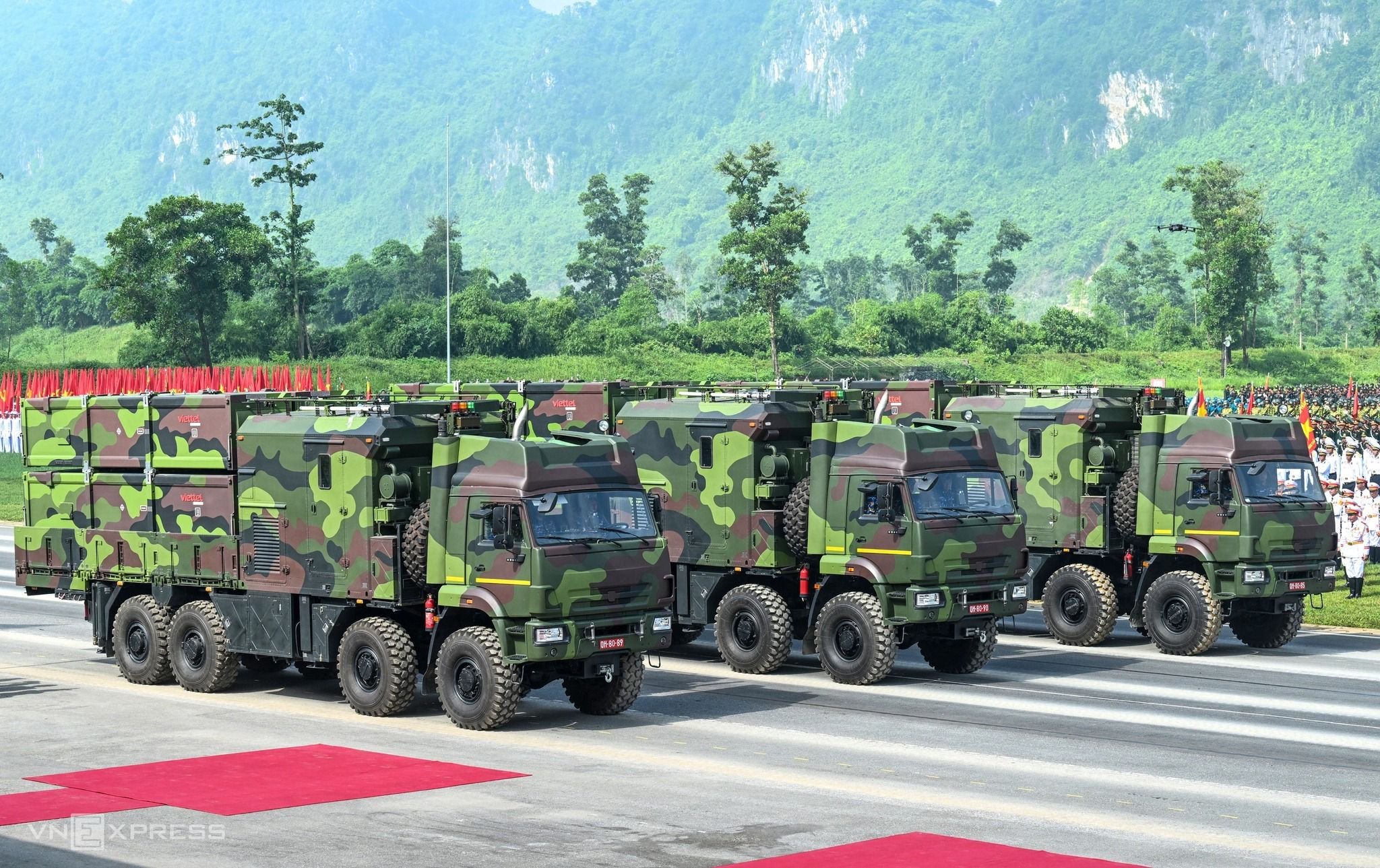 越南国庆阅兵彩排展示VCM反舰导弹和K-300P岸基系统