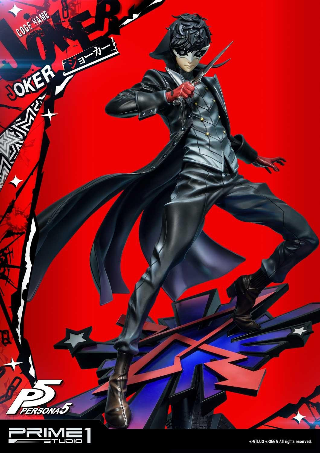 prime 1 studio推出《p5》主角joker限量版1/4雕像