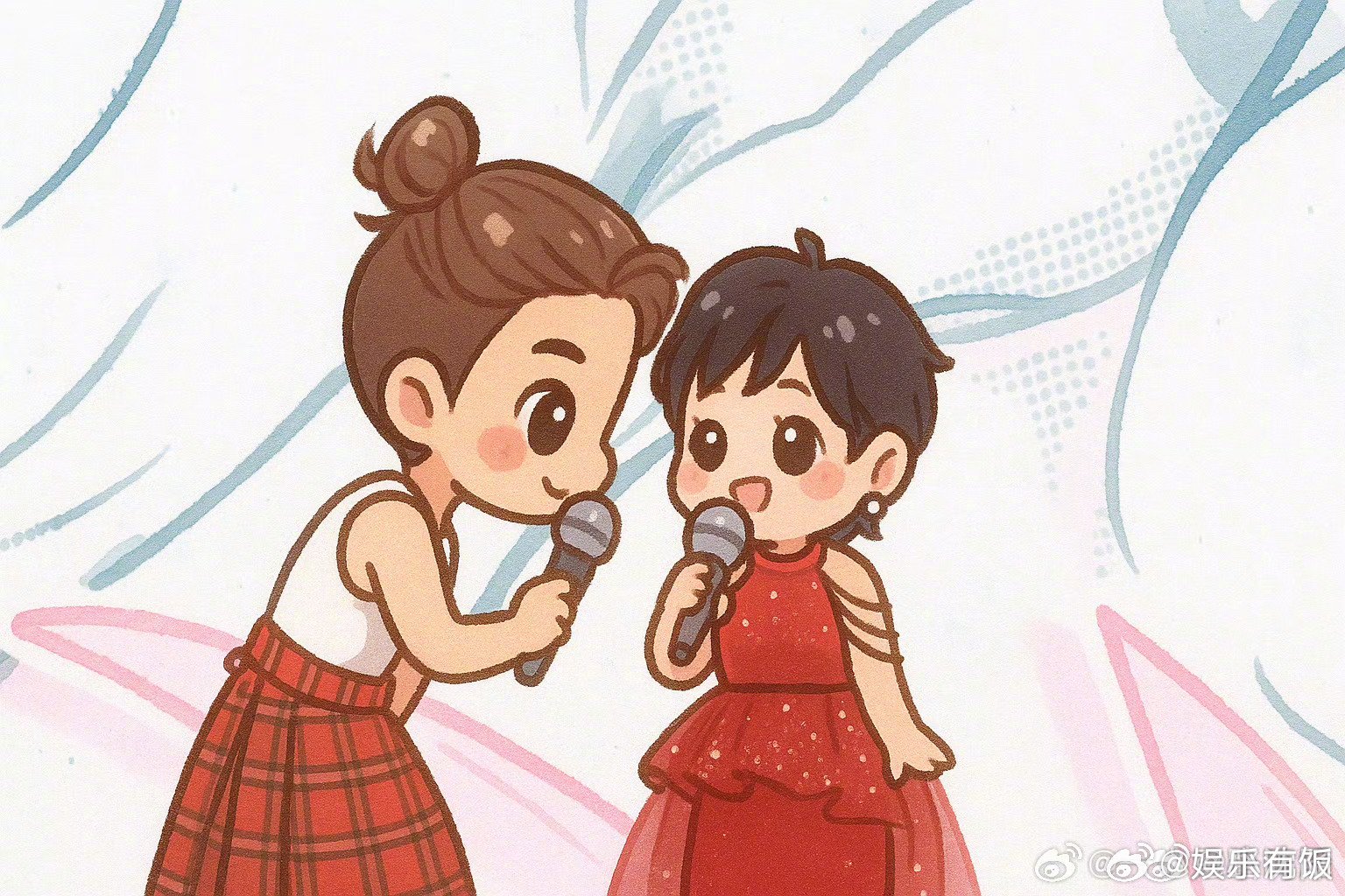 小沈阳晒网友画作女儿惊喜入镜