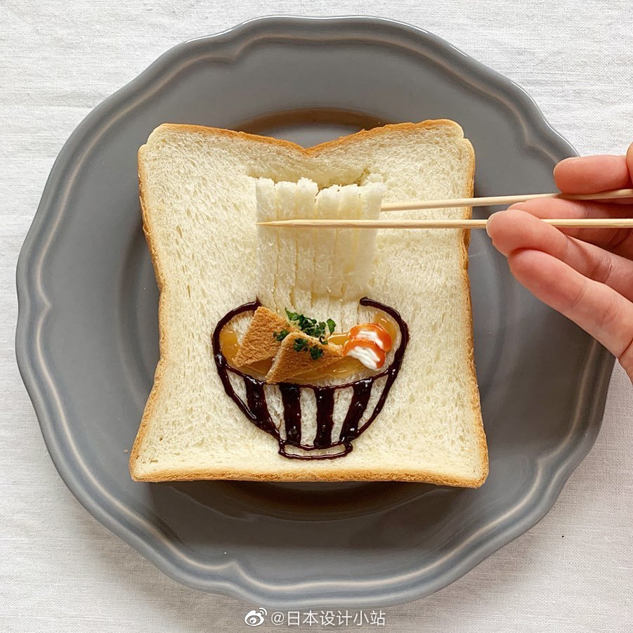 面包上的小创意.(eiko mori)