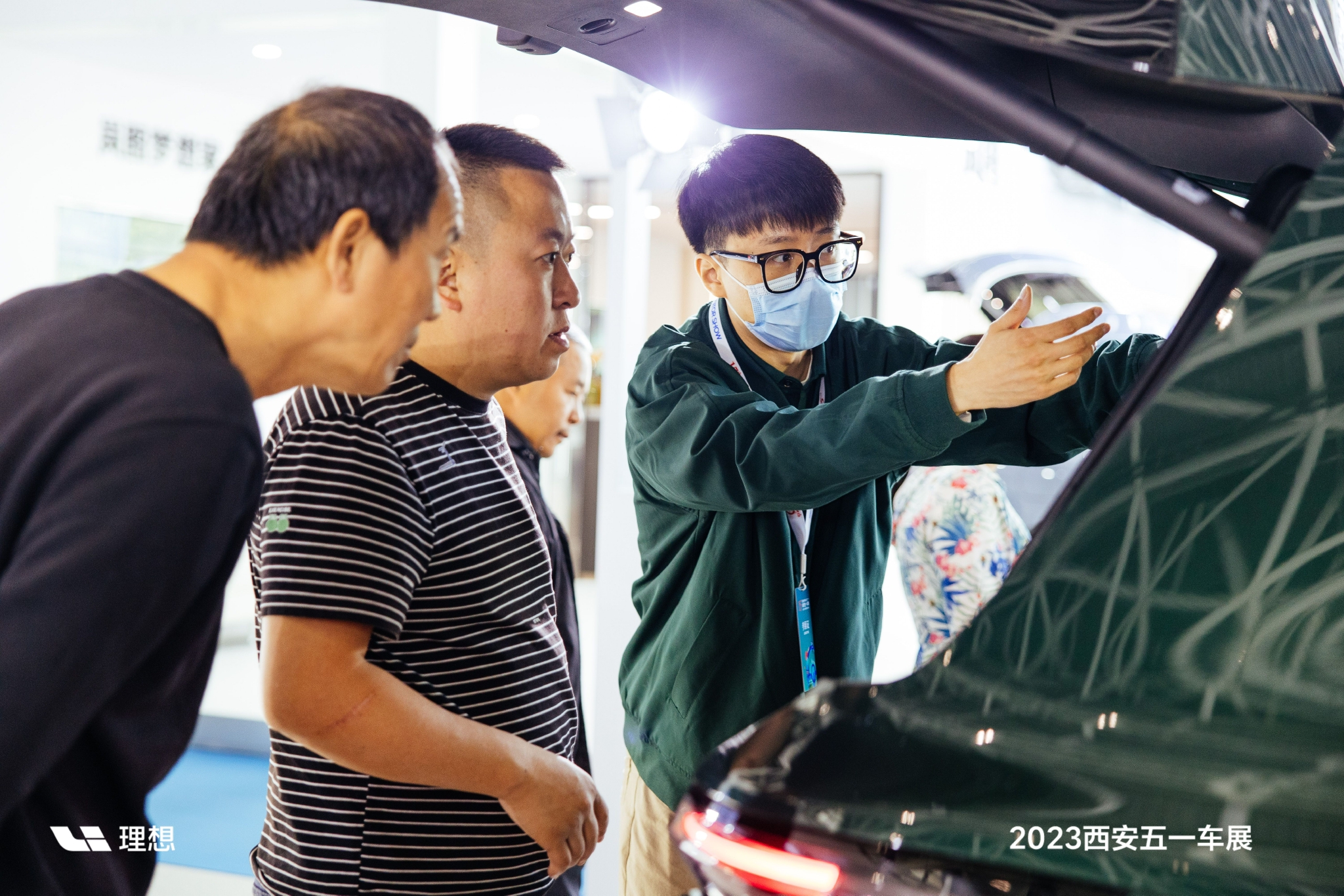 西安五一车展～理想展台的人是真的多