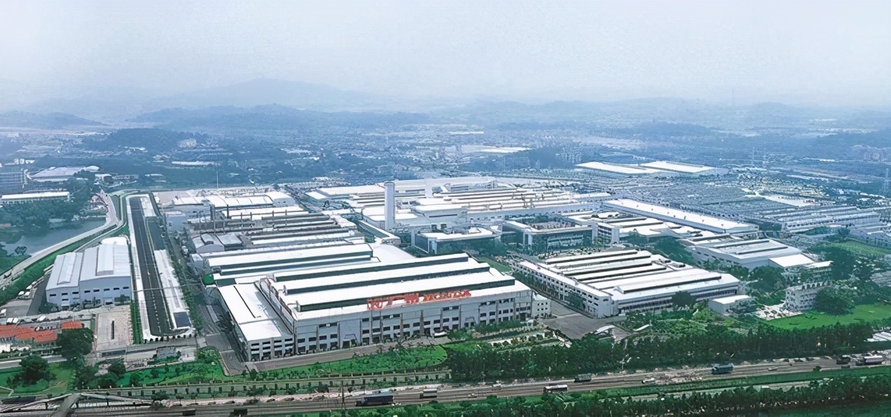 图为广州本田汽车有限公司厂址