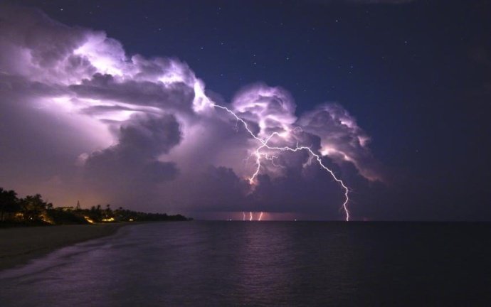 即使前方狂风暴雨,雷电交加.我们也要无畏,微笑的走下去