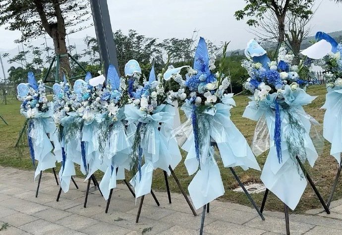 TF四代开机应援花篮一览：王橹杰 杨博文 陈奕恒 左奇函 陈浚铭 张函瑞