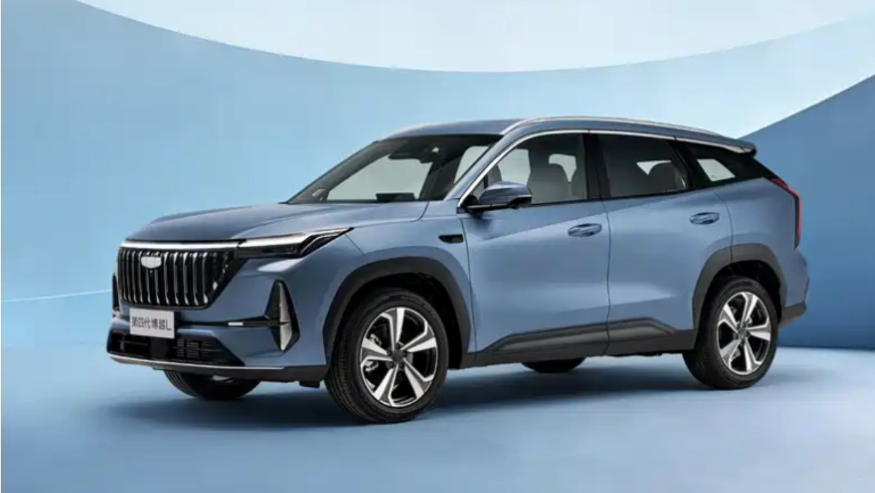 主推晴山蓝车色 吉利博越L新版车型官图 近期上市