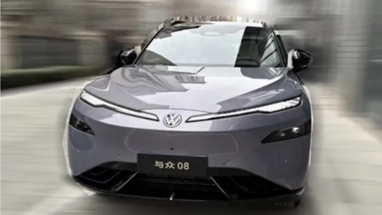 纯电中大型SUV 大众安徽与众08实车图曝光 一季度上市