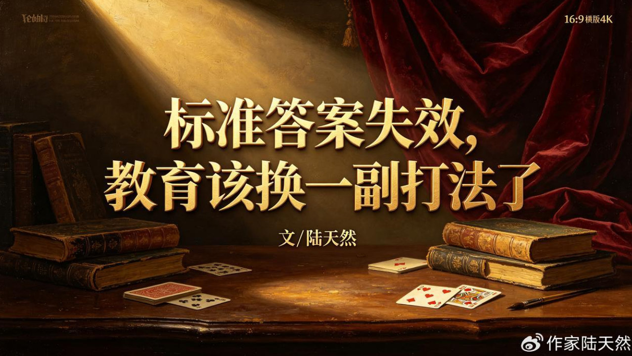 标准答案失效,教育该换一副打法了 标准答案失效,教育该换一副打法了