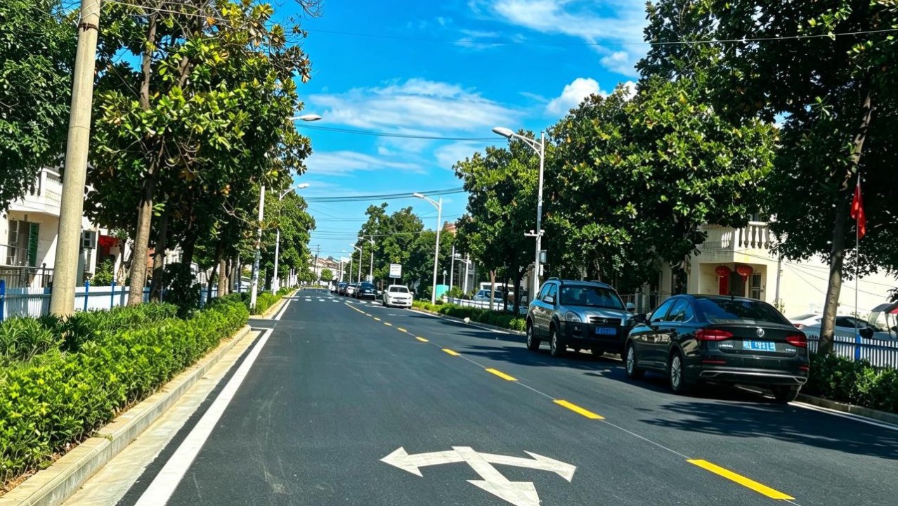 黄陂天河街中兴路道路改造提升工程圆满完工 黄陂天河街中兴路道路改造提升工程圆满完工