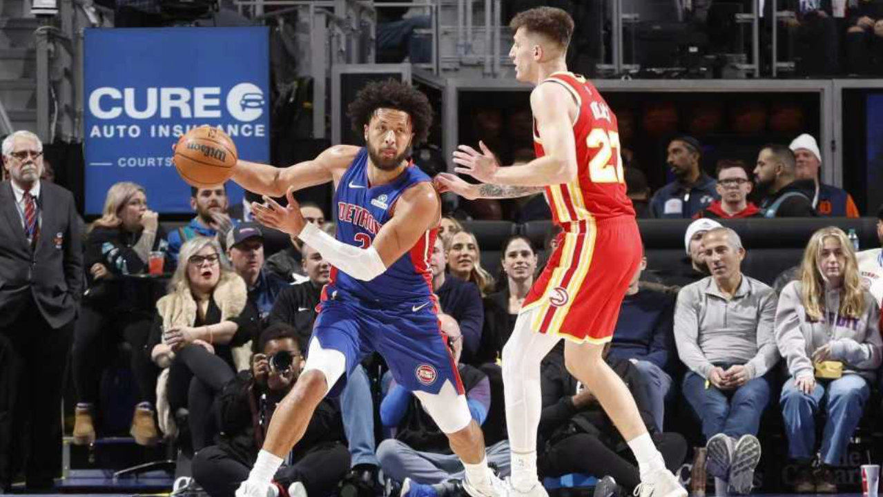 东部第一！活塞8人上双三杀老鹰 杰伦三双达成1000三分里程碑