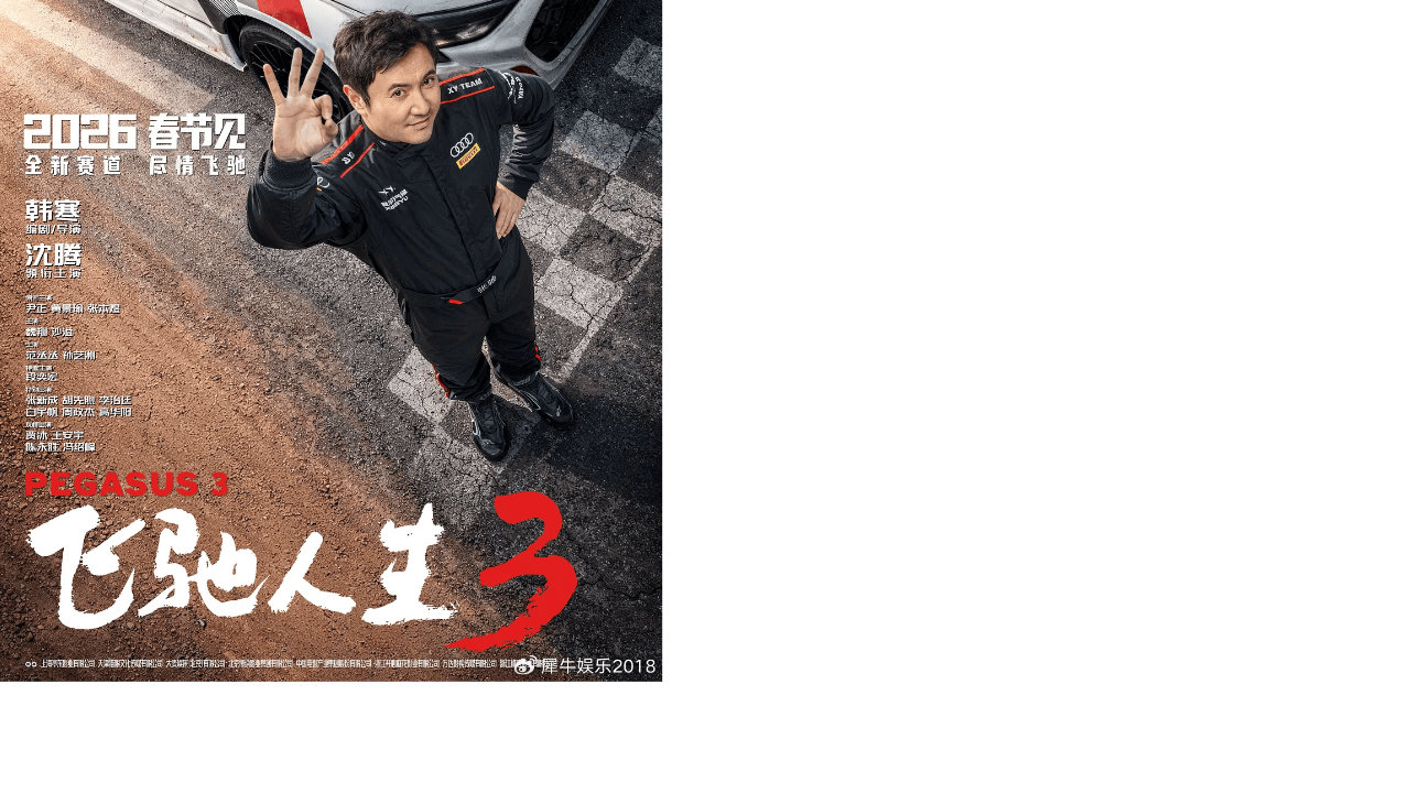 《飞驰人生3》空降春节档，今年格局已定