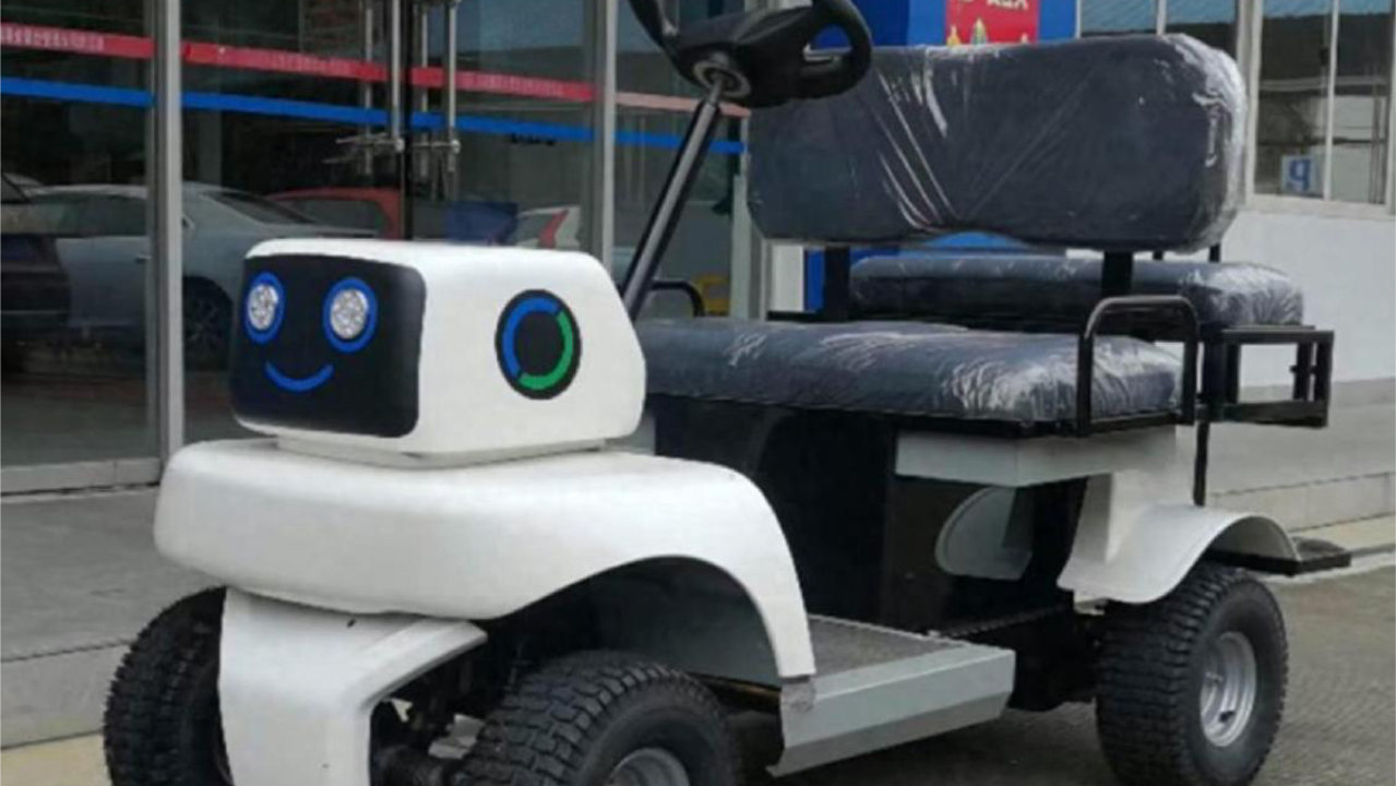 绿茵雅境，智驾随行，林立汽车T50高尔夫球车重塑运动出行新体验