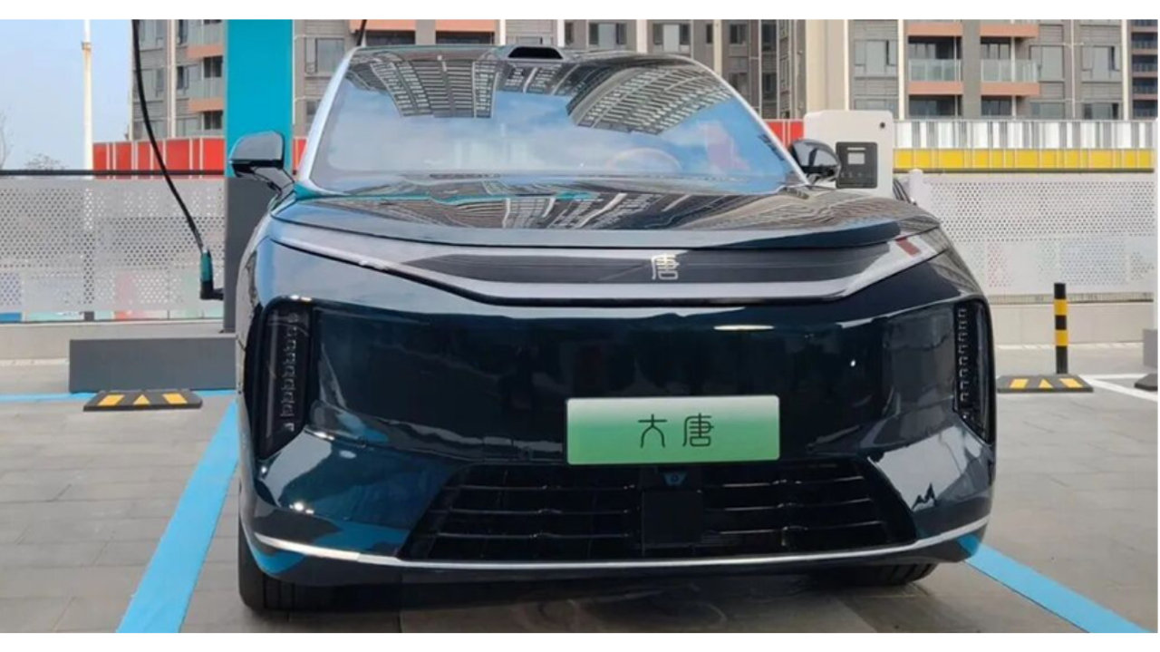 比亚迪全新车型“大唐”亮相！尺寸或超问界M9，激光雷达、闪充都配上