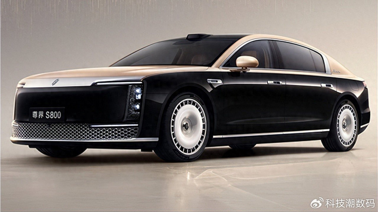 尊界S800新款车型申报图曝光，增程系统迎来优化升级