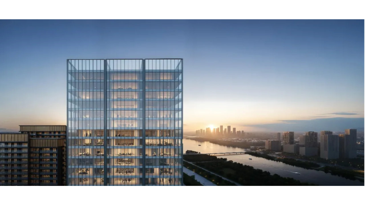 【楼评】城市新封面 ｜汾河首排 城央天际270°环幕—太原长风中心T1