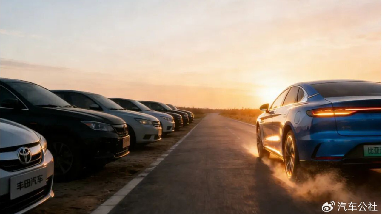 终结日本25年霸权，汽车产业进入中国时刻