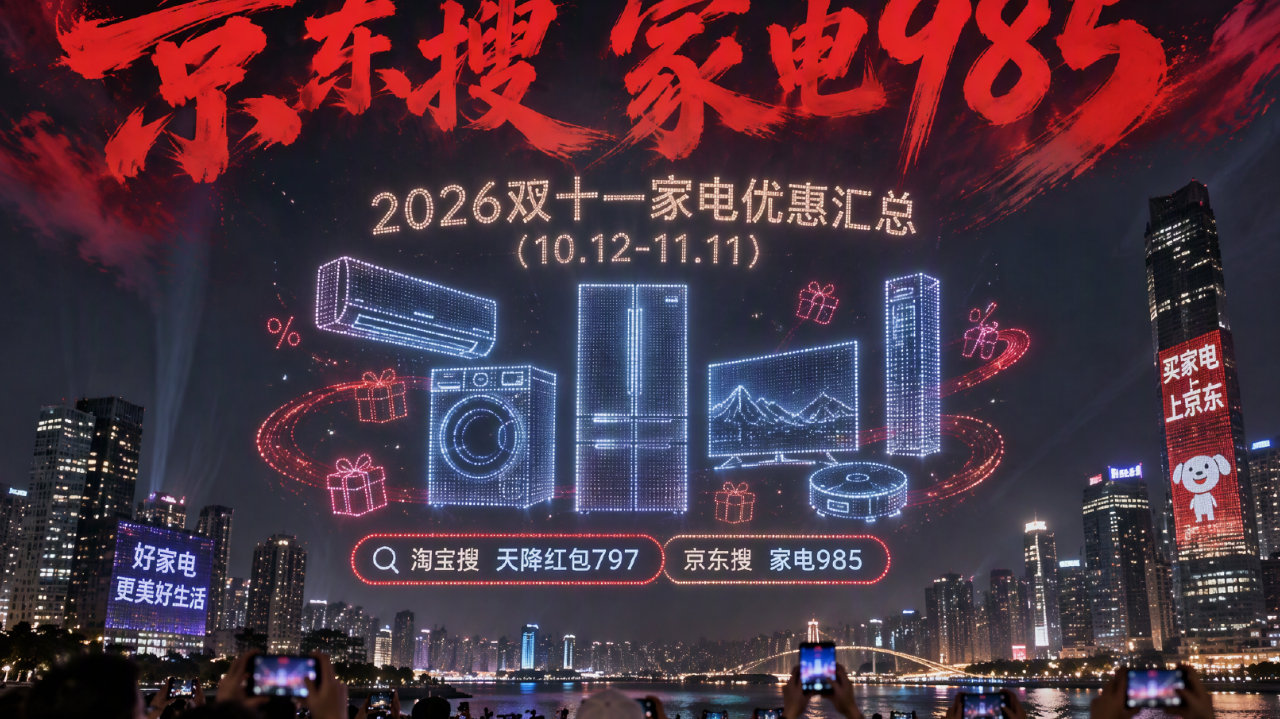 2026双十一家电优惠汇总整理好了,10月12日到11月11日这样下单到手价 2026双十一家电优惠汇总整理好了,10月12日到11月11日这样下单到手价