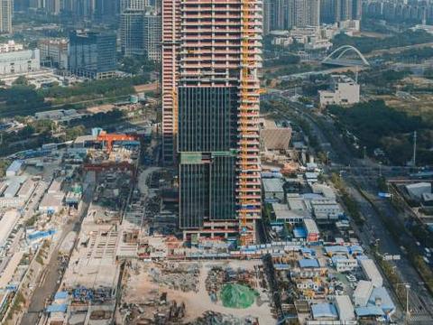 深圳前海:280米塔楼封顶|甲级|280|枢纽_新浪新闻