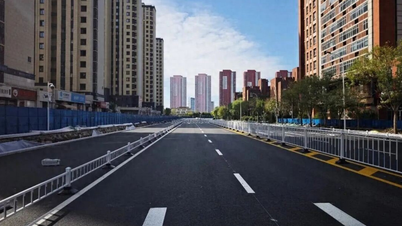 天津这条路正式通车! 天津这条路正式通车!